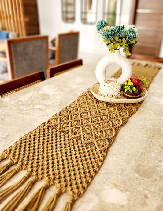 Macrame Table Runner